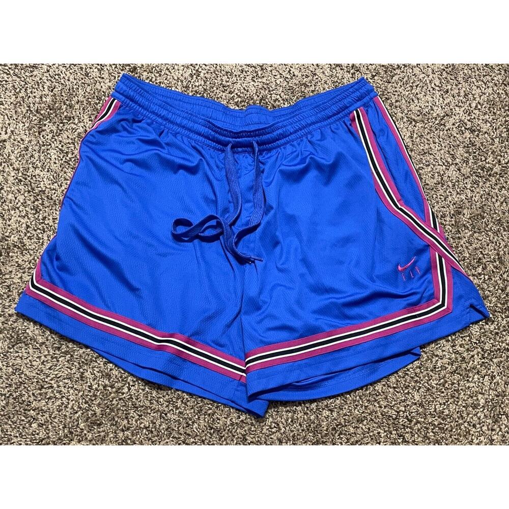 Nike Women's Fly Crossover Basketball Shorts Size 3XL Hyper Royal CK6599